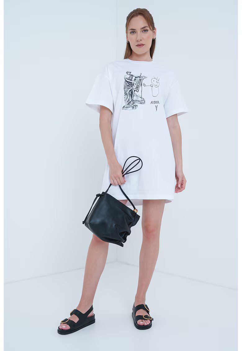Moschino Jeans Рокля-тениска с десен