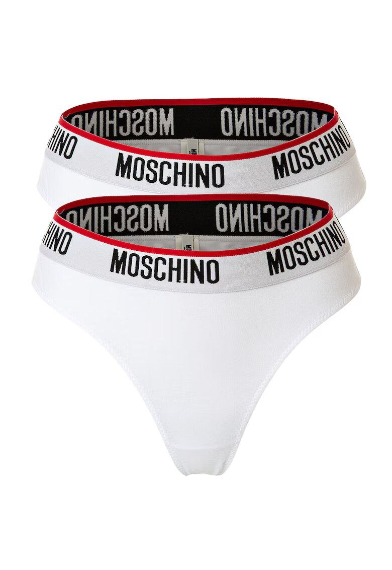 MOSCHINO Underwear Бикини тип бразилиана с памук - 2 чифта