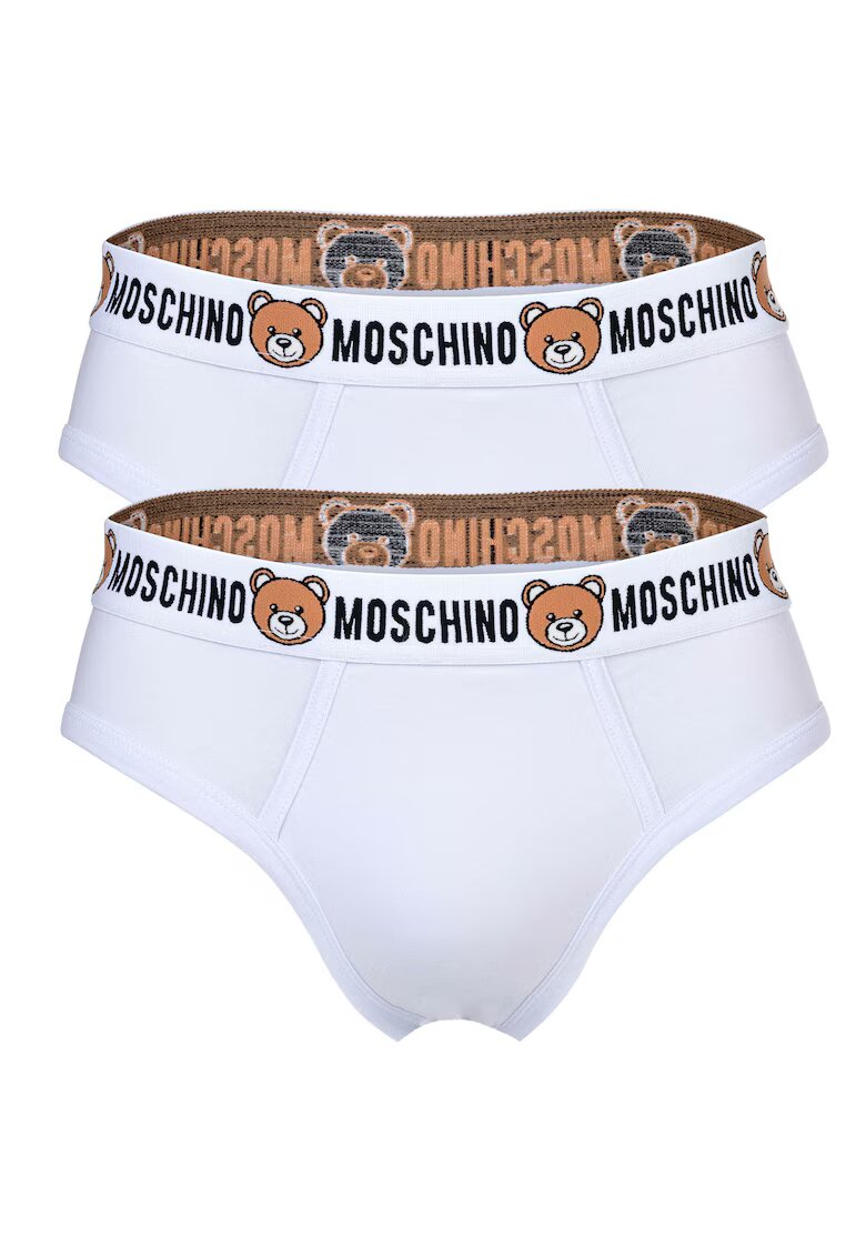 MOSCHINO Underwear Слипове с лого - 2 чифта