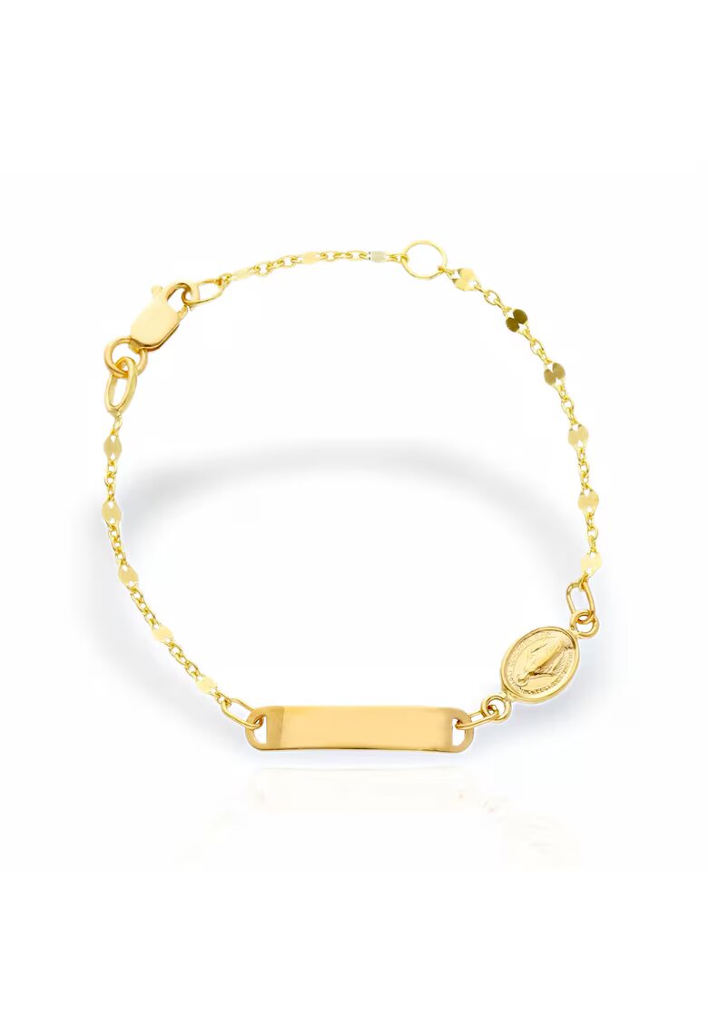 MOSV Гривна от 18 KT злато с висулка Дева Мария