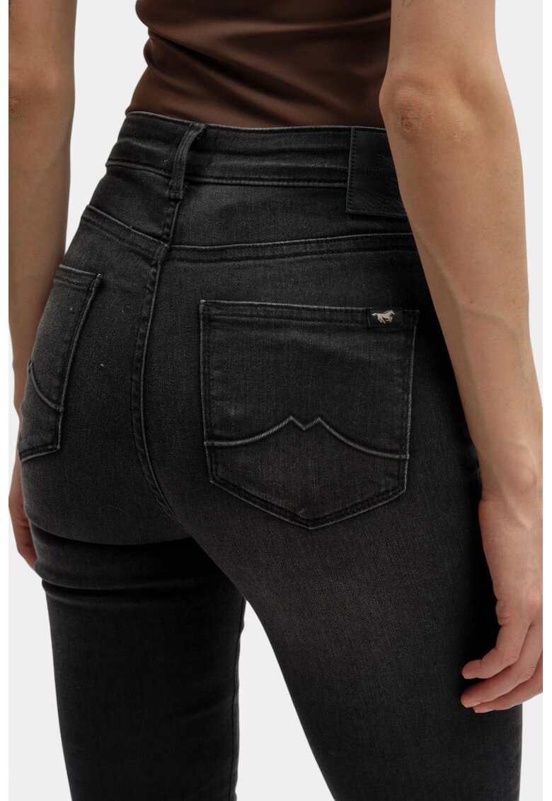 Mustang Дамски дънки - Стил Georgia Super Skinny - Slim Fit - Висока талия - 5 джоба - Цип - Дълги - Памук -