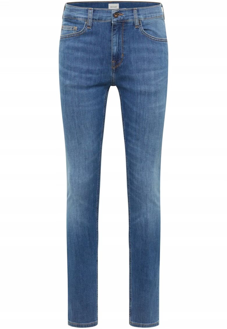 Mustang Мъжки дънки - Frisco Skinny - Skinny Fit - Средна талия - 5 джоба - Цип - Дълги - Памук -
