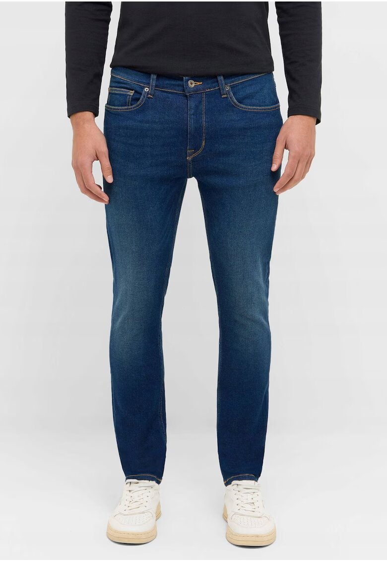 Mustang Мъжки дънки - Frisco Skinny - Slim Fit - Средна талия - 5 джоба - Цип - Дълги - Памук -