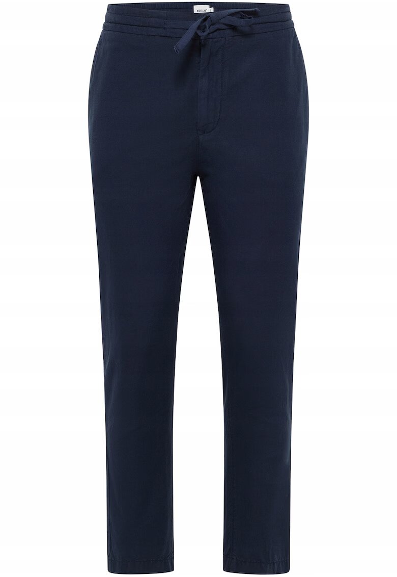 Mustang Мъжки дънки - Milano Linen Jogger - Slim Fit - Ниска Талия - Цип - Дълги - 5 Джоба - Памук -