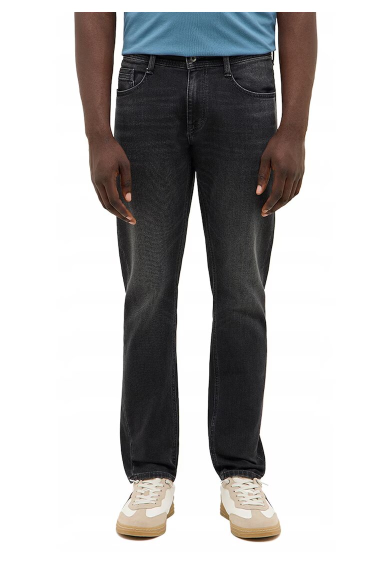 Mustang Мъжки дънки - Style Oregon Slim - Slim Fit - Ниска талия - Цип - Дълги - 5 джоба - Памук - W31-L32 US