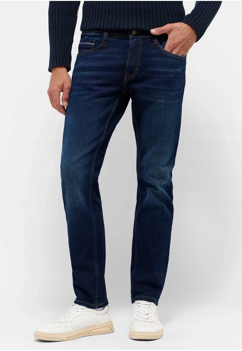 Mustang Мъжки дънки - Style Oregon Slim - Slim Fit - Ниска талия - Цип - Дълги - 5 джоба - Памук - W32-L32 US