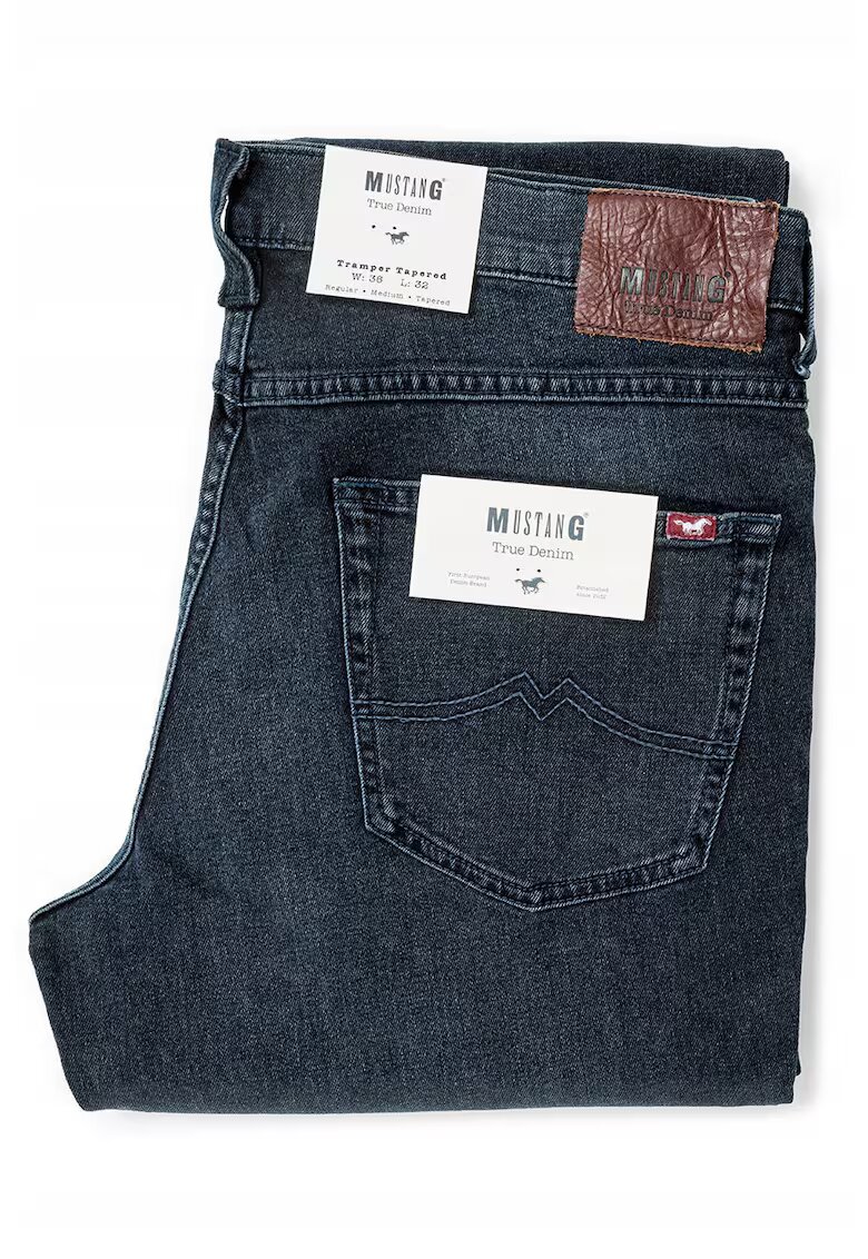Mustang Мъжки дънки - Tramper Tapered - Slim Fit - Средна талия - Цип - Дълги - 5 джоба - Памук -