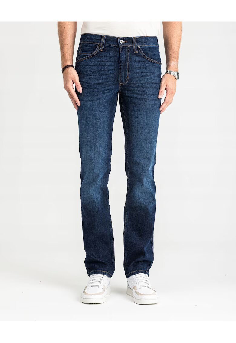 Mustang Мъжки дънки - Tramper Tapered - Slim Fit - Средна талия - Цип - Дълги - 5 джоба - Памук -