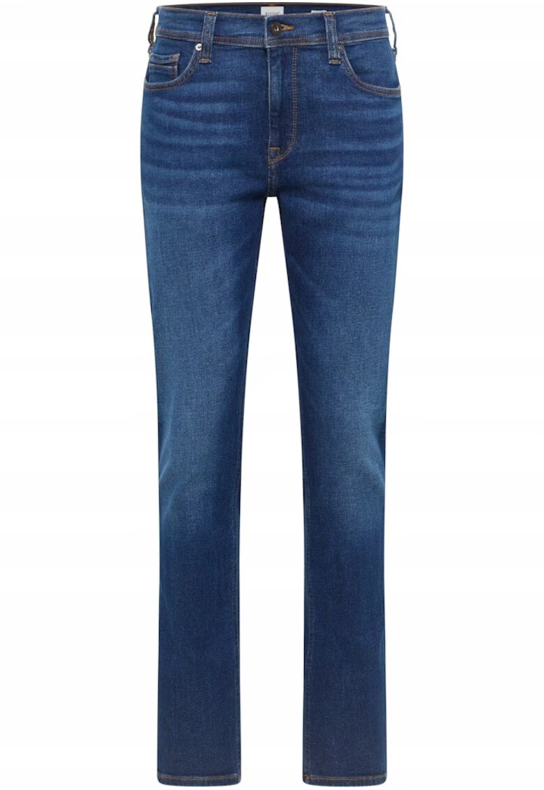 Mustang Мъжки дънки - Vegas Slim - Slim Fit - Средна талия - Цип - Дълги - 5 джоба - Памук - -