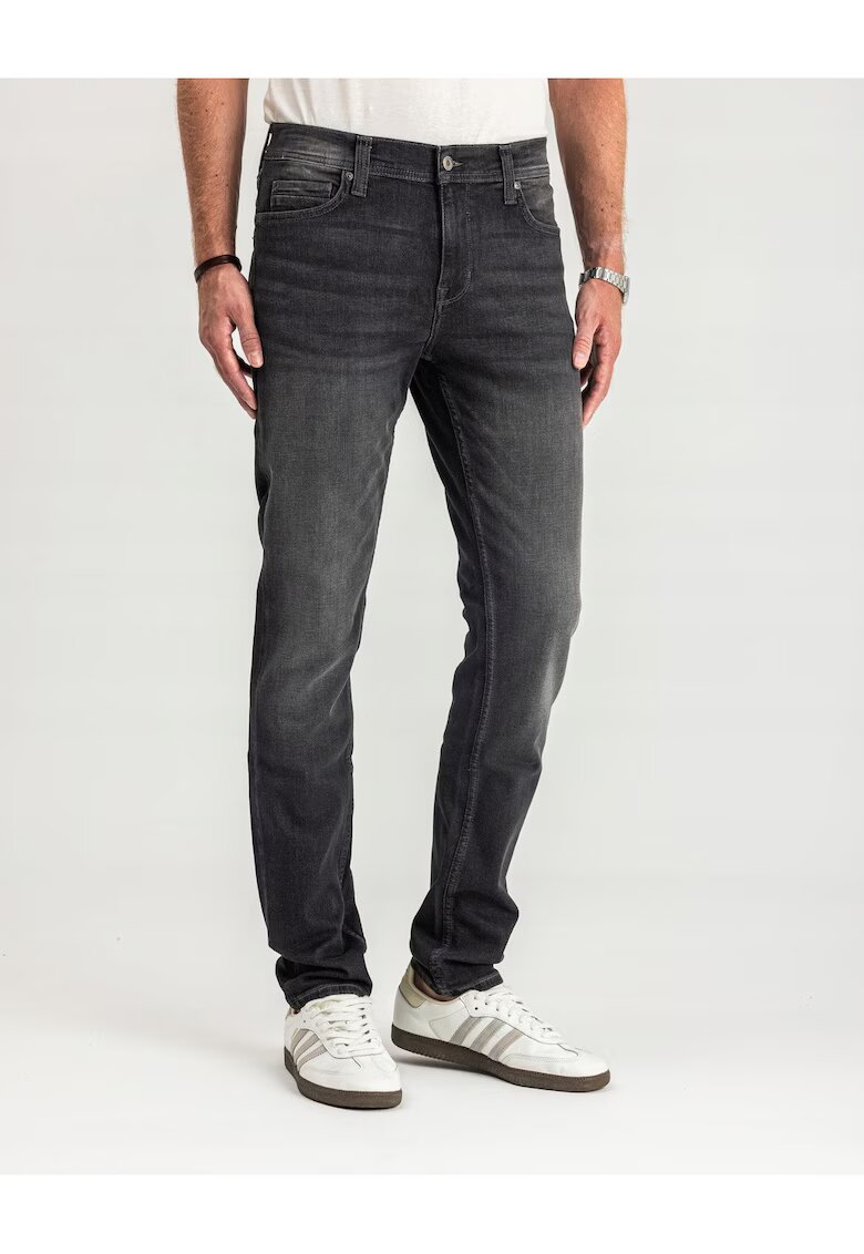 Mustang Мъжки дънки - Vegas Slim - Slim Fit - Средна талия - Цип - Дълги - 5 джоба - Памук -