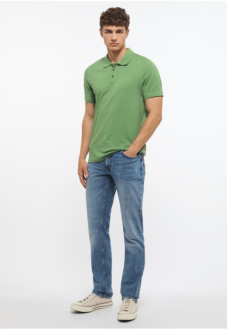 Mustang Мъжки дънки - Washington - Slim Fit - Средна талия - Цип - Дълги - 5 джоба - Памук - W36 L32