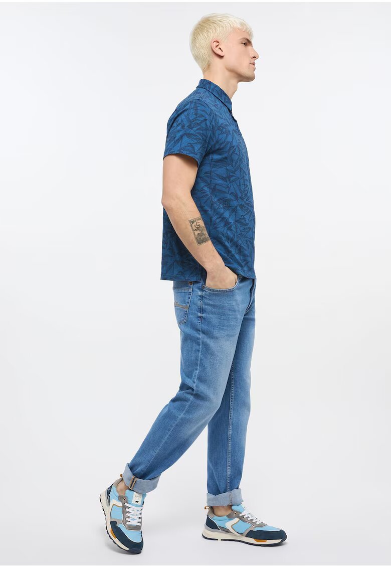 Mustang Мъжки дънки - Washington - Slim Fit - Средна талия - Цип - Дълги - 5 джоба - Памук - W36-L32 US