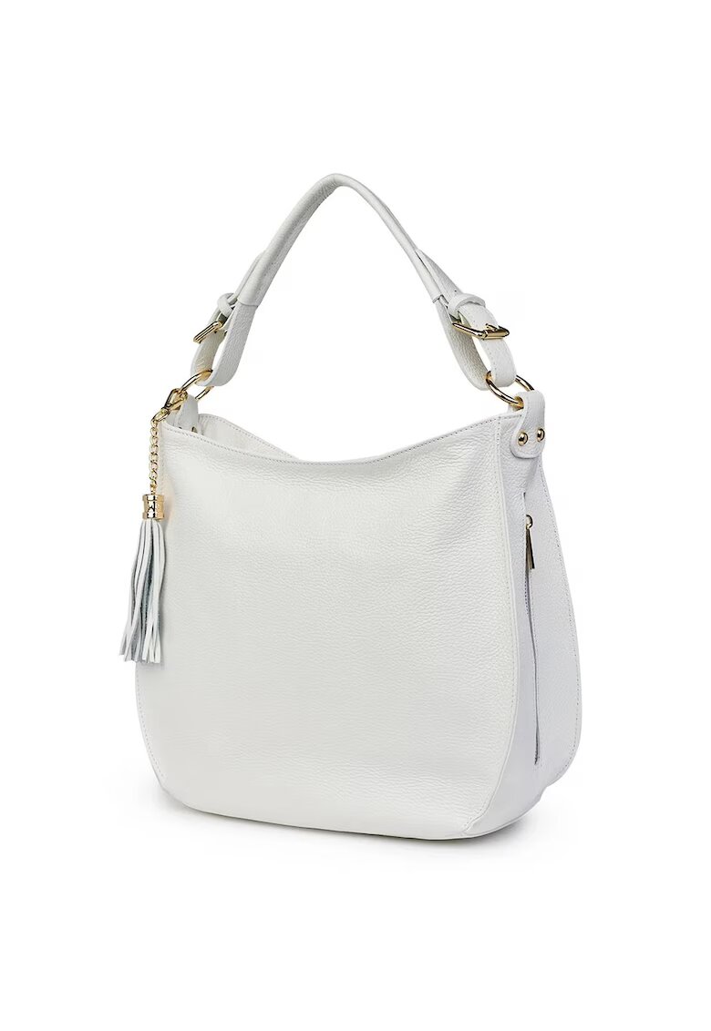 myOwn Дамска чанта от естествена кожа Edina бяла