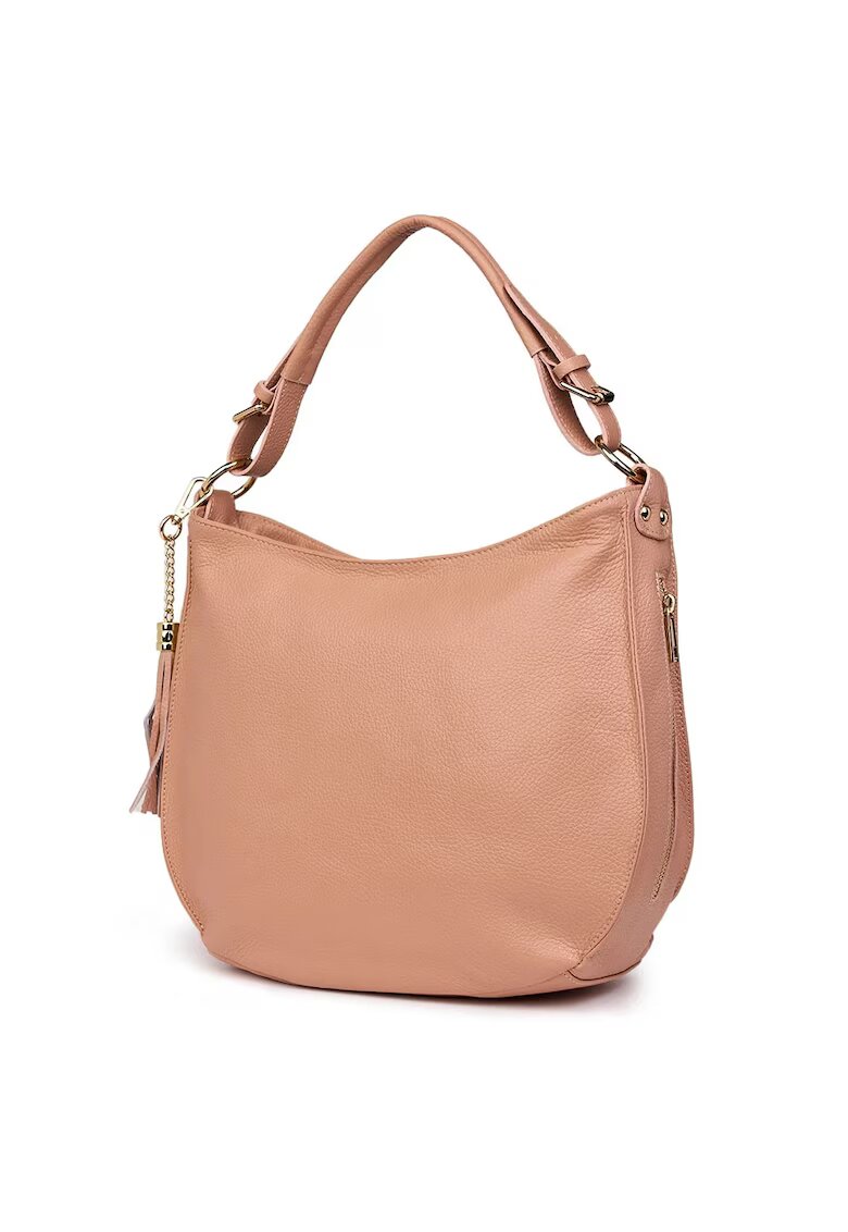 myOwn Дамска чанта от естествена кожа Edina pink