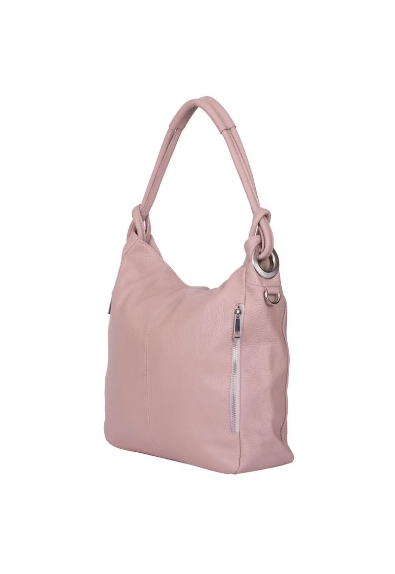 myOwn Дамска чанта от естествена кожа Mia pink
