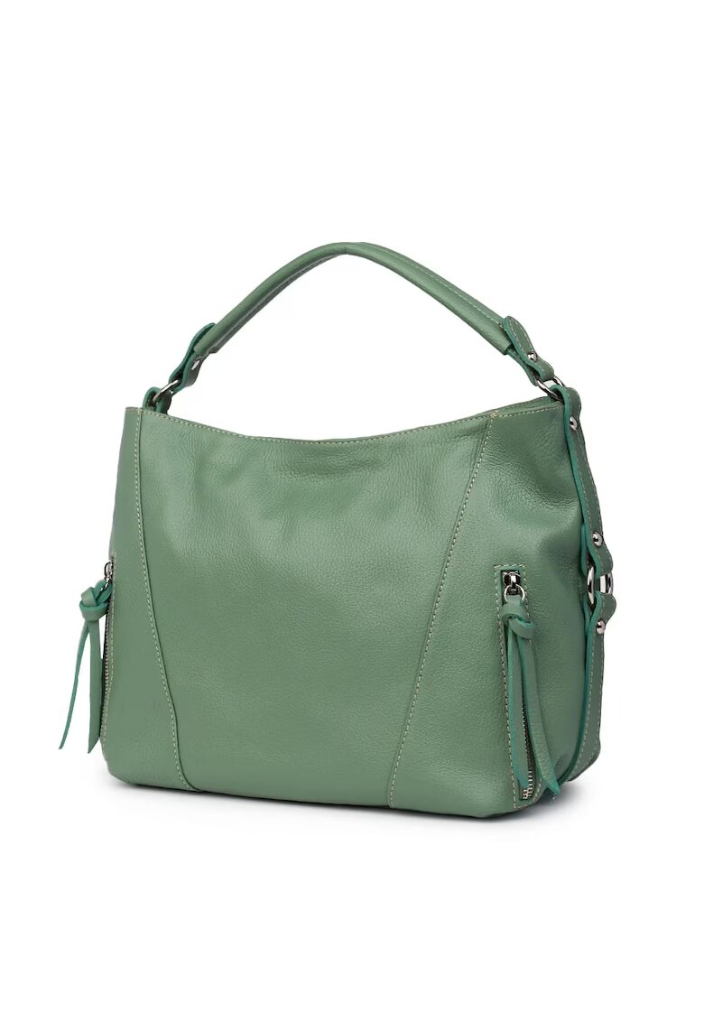 myOwn Дамска чанта от естествена кожа Samira Pistachio green