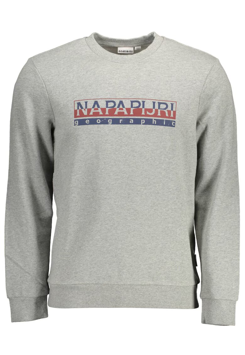 Napapijri Блуза за мъже - 100% Памук - Сива - S INTL - NP0A4EZ9-BERIS-C