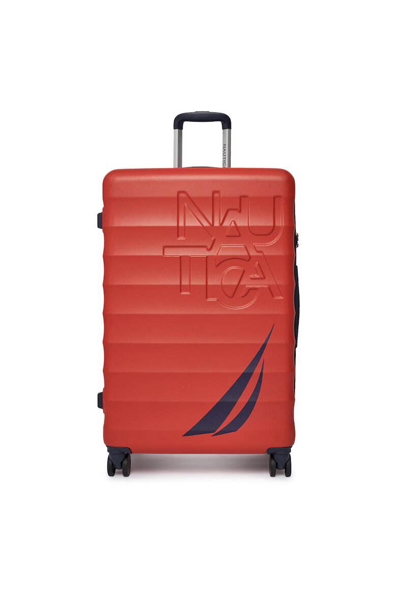 Nautica Голям куфар на колела пластмаса червен One Size INTL