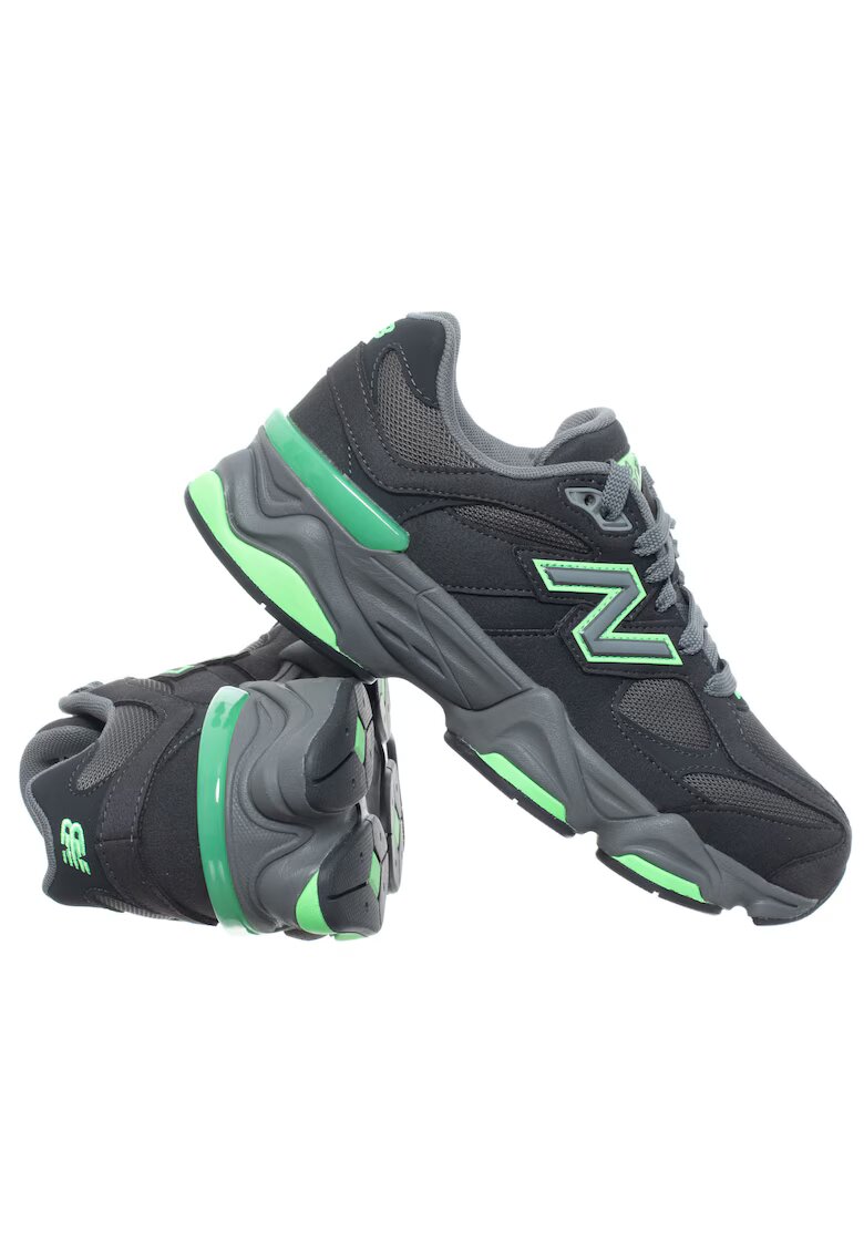 New Balance Дамски маратонки GC9060JC - синтетичен материал - технология ABZORB - graphite - black - neon green
