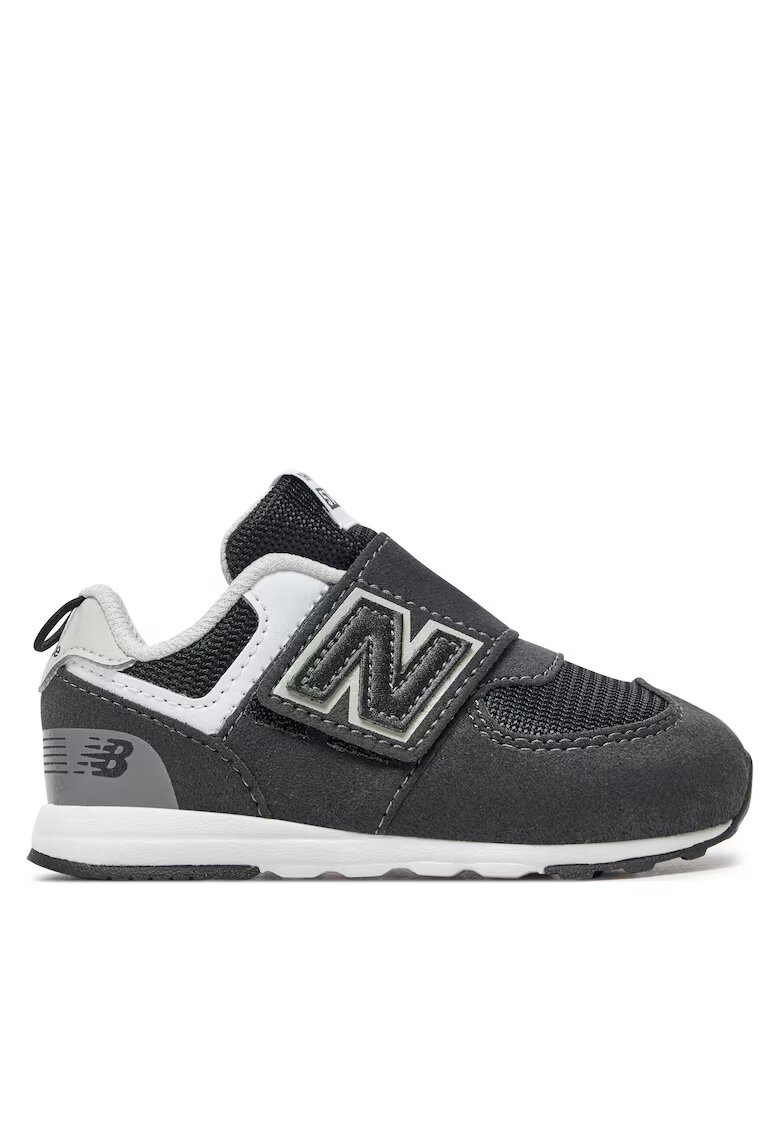 New Balance Детски обувки - NW574BK - черни - екологична кожа и текстил