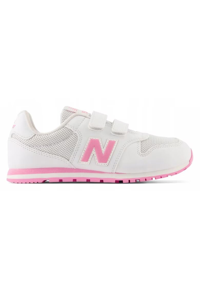 New Balance детски велкро - Бял/Розово