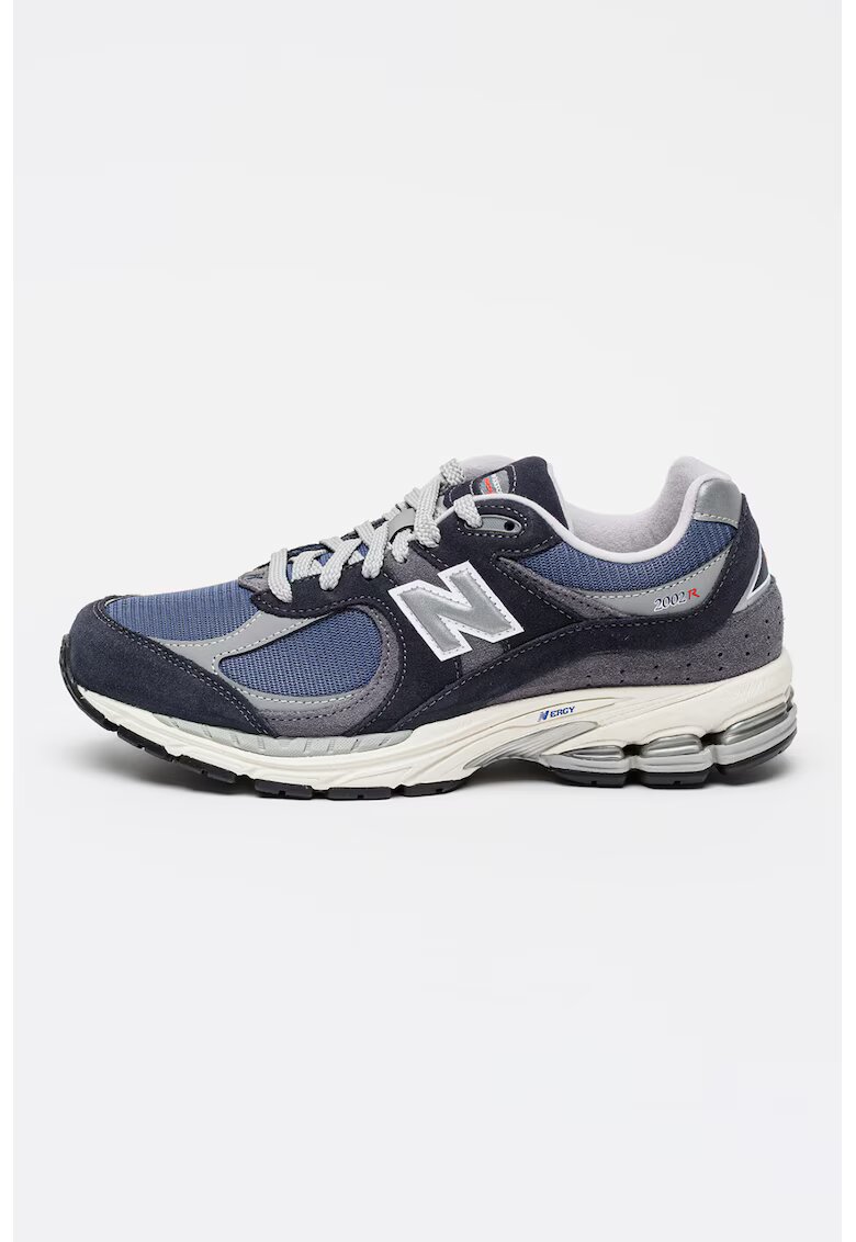 New Balance Маратонки 2002R с велур - Сив/Океанско синьо