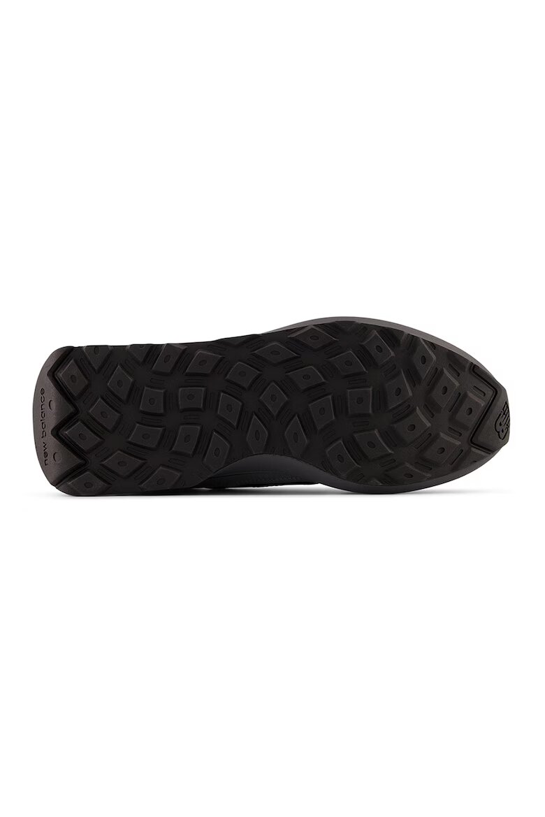 New Balance Маратонки 370 с кожа и синтетика Тъмнокафяв