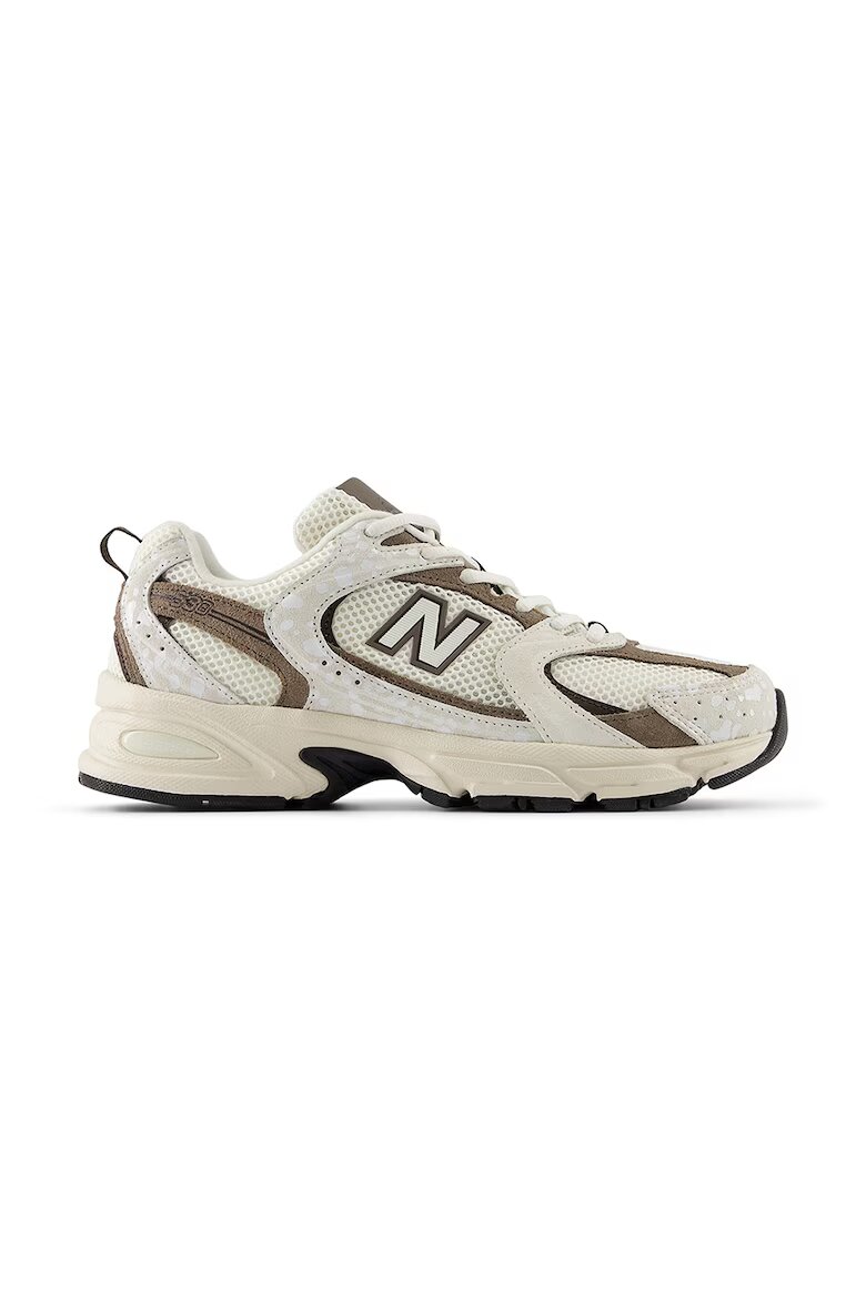 New Balance Маратонки 530 от еко кожа Тъмнокафяв/Бежов