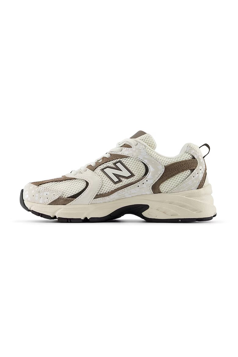 New Balance Маратонки 530 от еко кожа Тъмнокафяв/Бежов