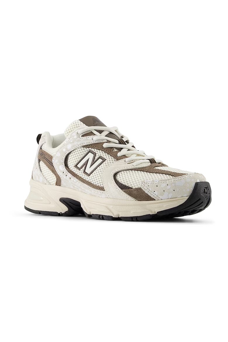 New Balance Маратонки 530 от еко кожа Тъмнокафяв/Бежов