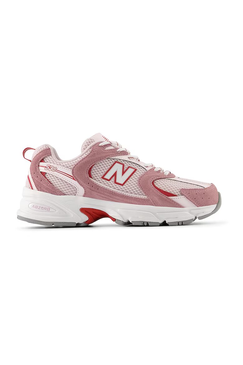New Balance Маратонки 530 с текстил Бледо розово/Прашно розово
