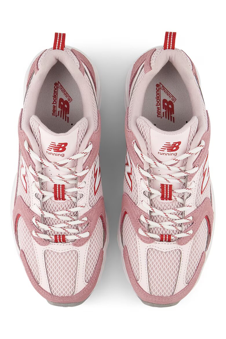 New Balance Маратонки 530 с текстил Бледо розово/Прашно розово