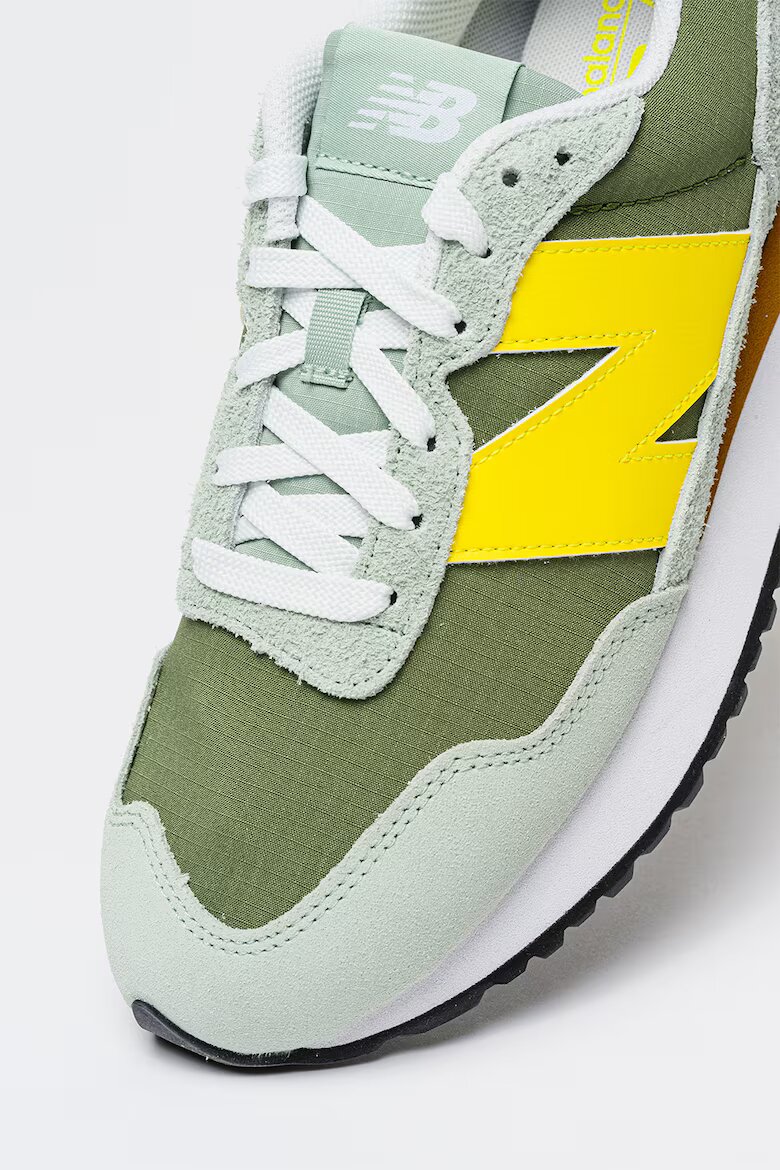 New Balance Маратонки с текстил Шафраново жълто/Въглен сиво/Тъмнозелен/Персийско зелено