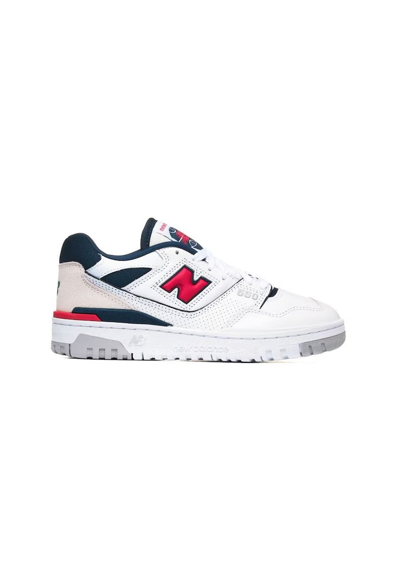 New Balance Мъжки обувки BB550ESD - Естествена кожа - Бели