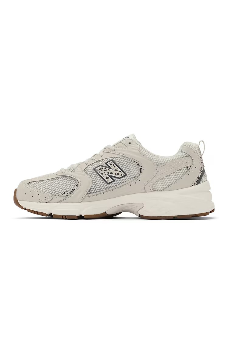New Balance Мрежести маратонки 530 с еко кожа Слонова кост/Tъмносив
