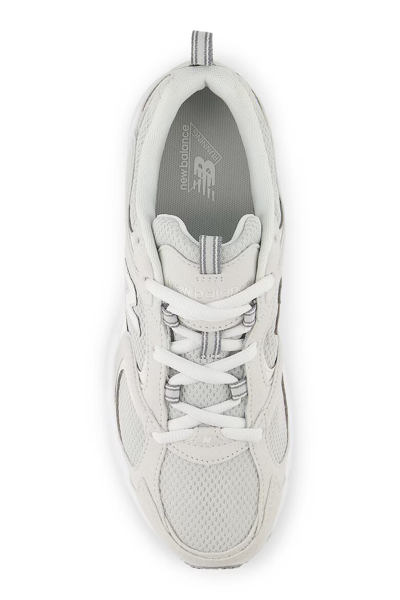 New Balance Мрежести маратонки с еко кожа