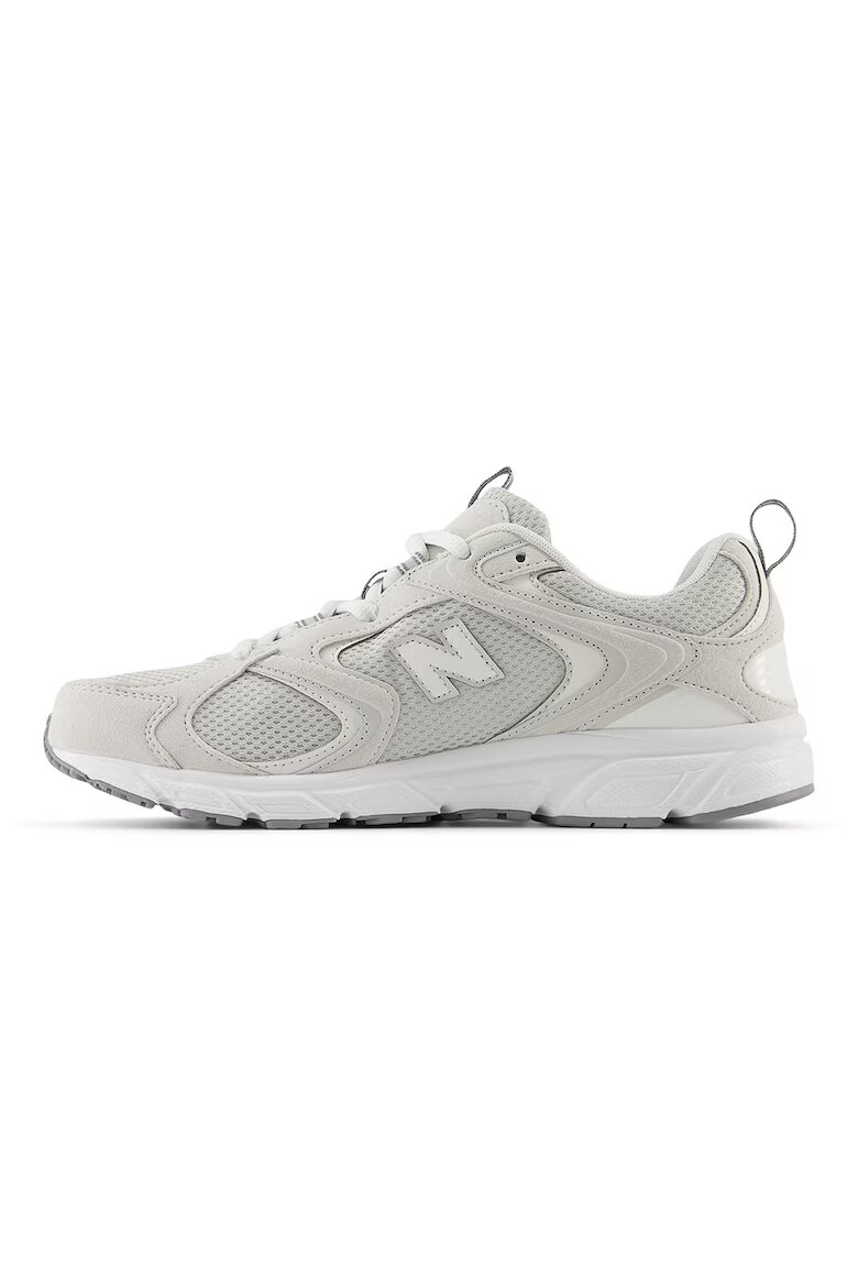 New Balance Мрежести маратонки с еко кожа Светло сив