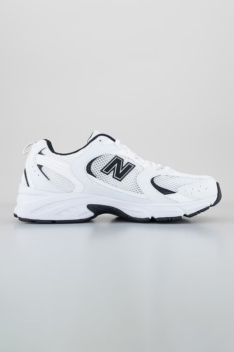 New Balance Мрежести спортни обувки 530 с лого Бял/Черен