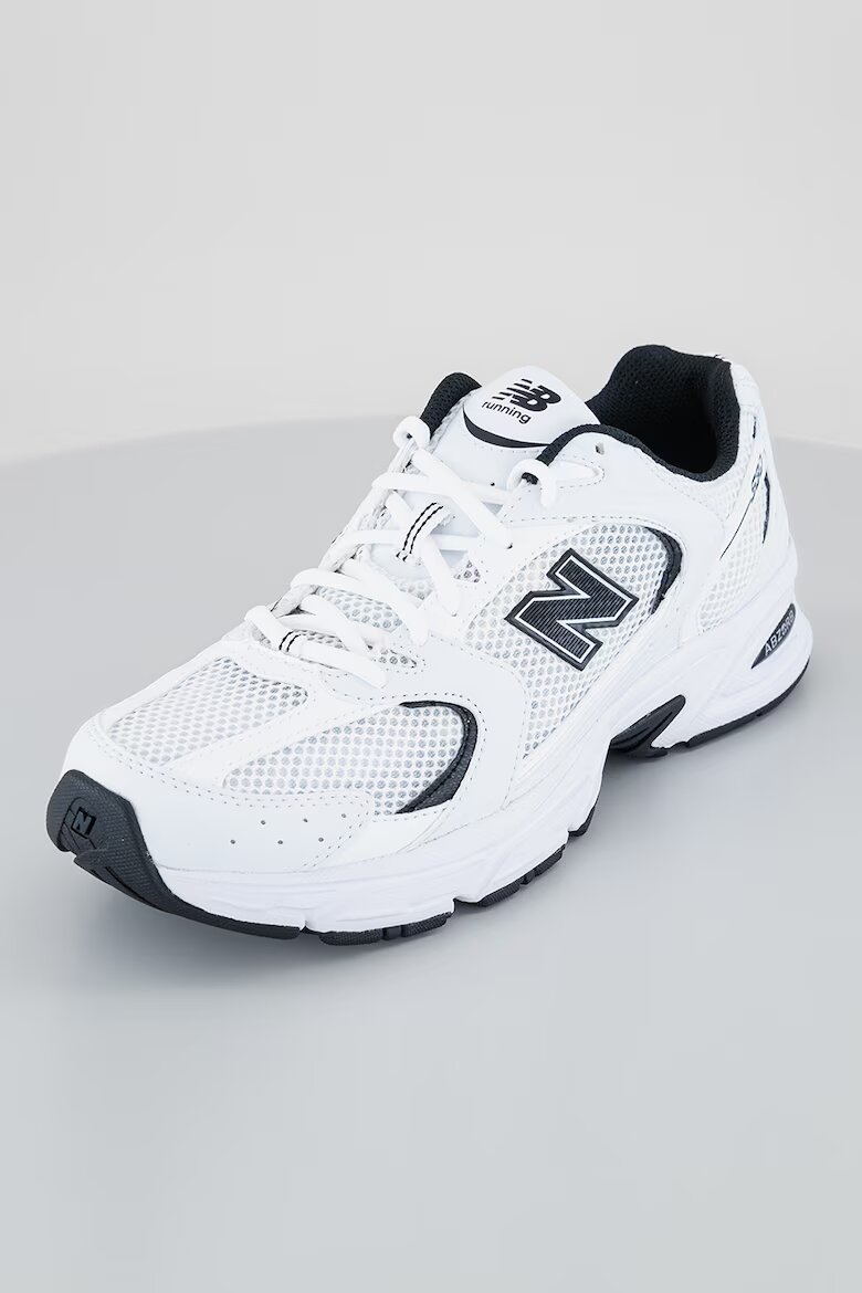 New Balance Мрежести спортни обувки 530 с лого Бял/Черен