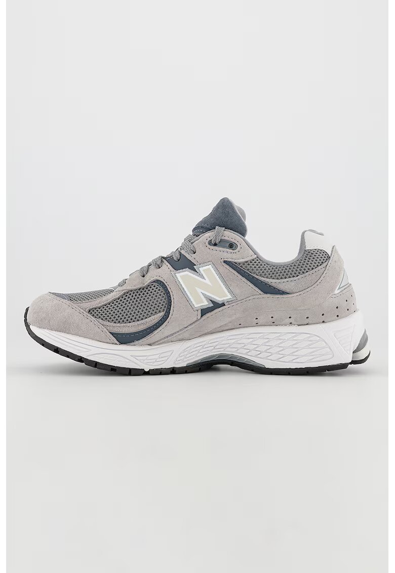 New Balance Спортни обувки 2002 R с велур - Светло сив/Tъмносив