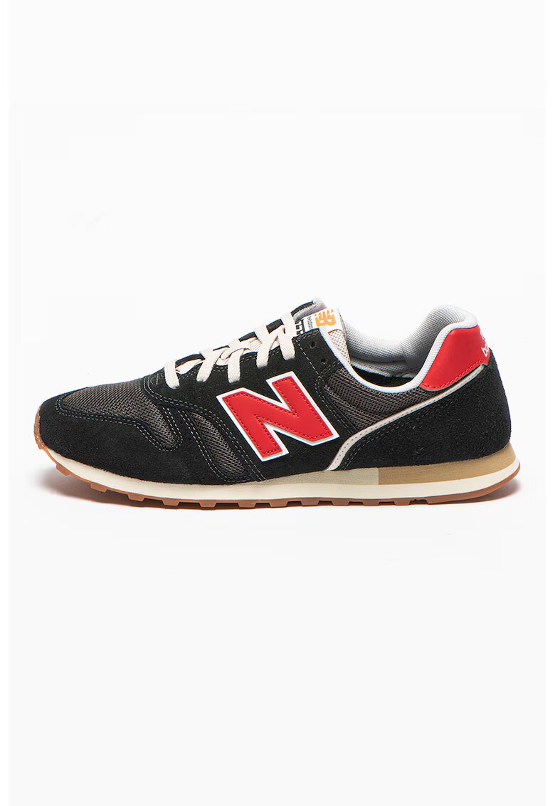New Balance Спортни обувки 373 от набук и текстил - Червен/Черен/Tъмносив