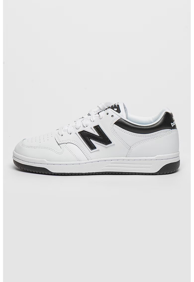 New Balance Спортни обувки 480 с кожа и еко кожа - Бял/Черен