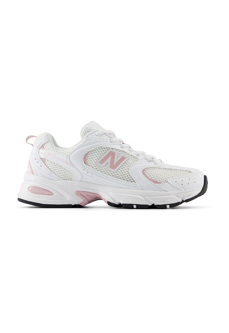 New Balance Спортни обувки 530 с лого - Бял/Пастелнорозов