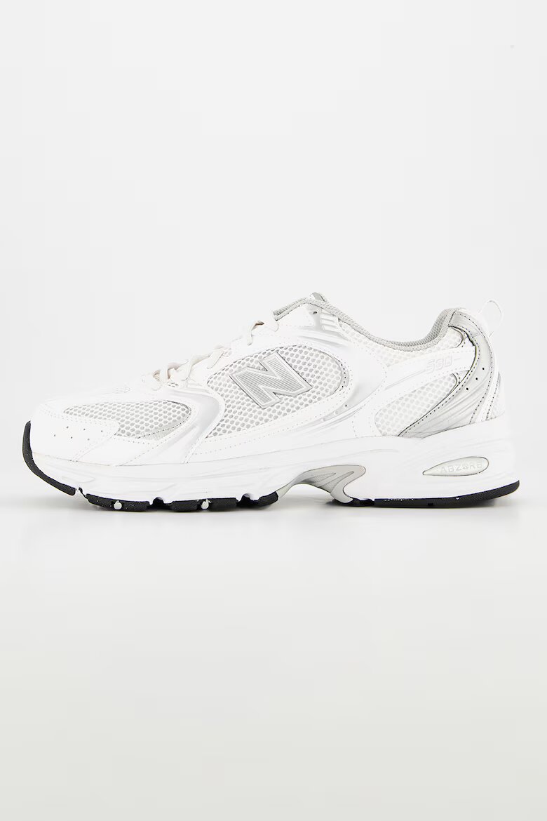 New Balance Спортни обувки 530 с мрежести зони Бял/Сребрист