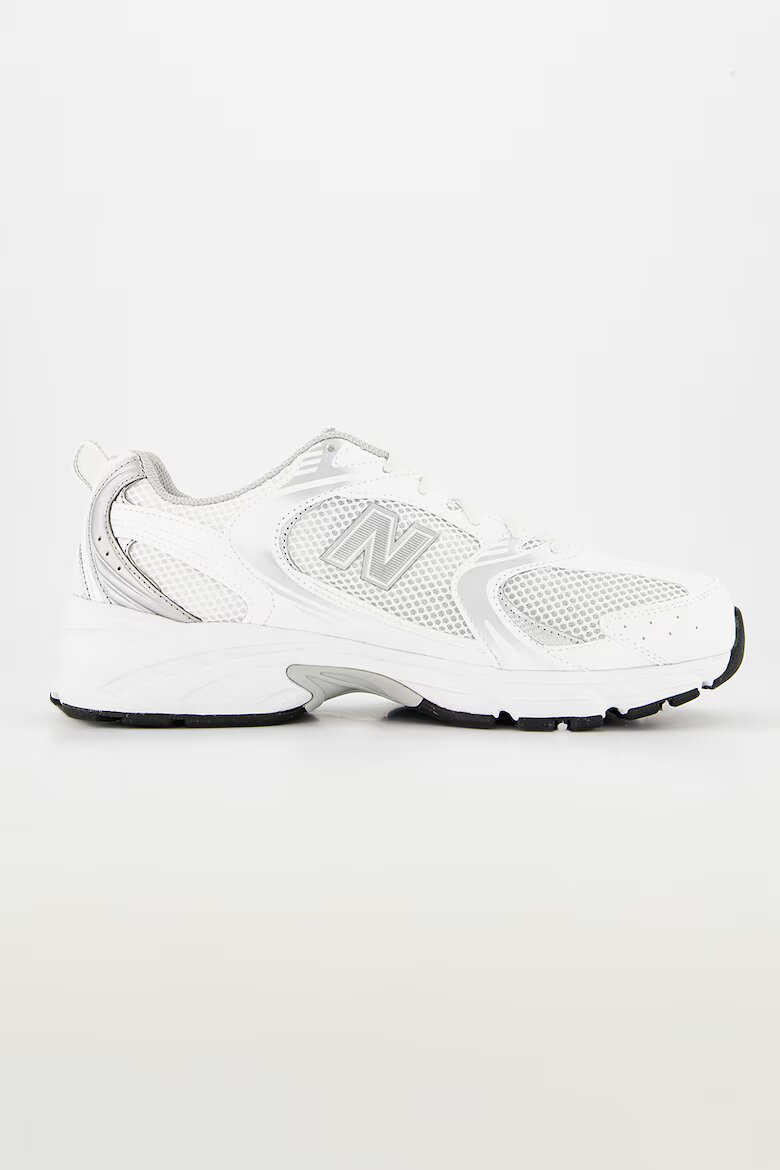 New Balance Спортни обувки 530 с мрежести зони Бял/Сребрист