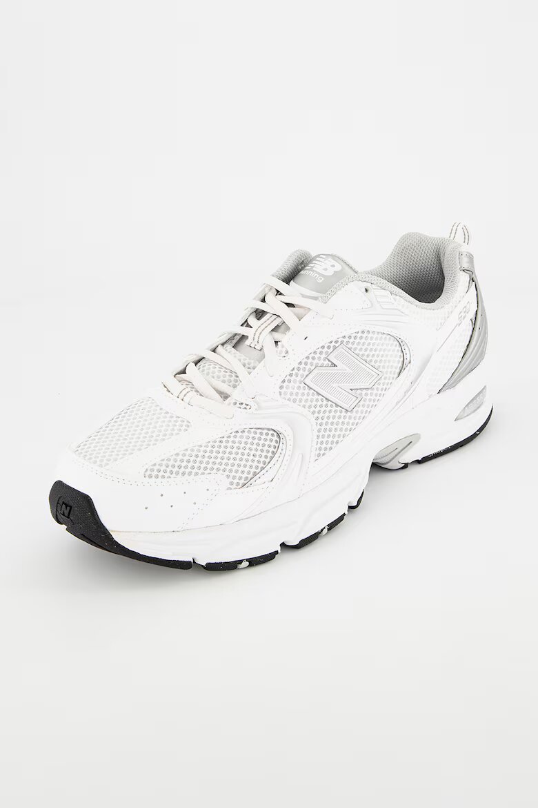 New Balance Спортни обувки 530 с мрежести зони Бял/Сребрист