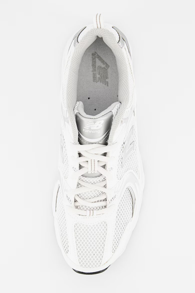 New Balance Спортни обувки 530 с мрежести зони Бял/Сребрист