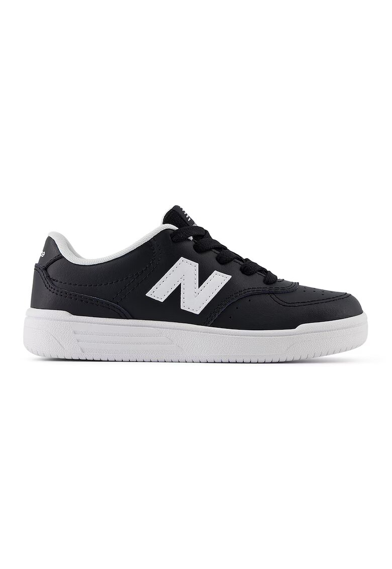 New Balance Спортни обувки 80 от еко кожа с нисък профил - Черен/Бял
