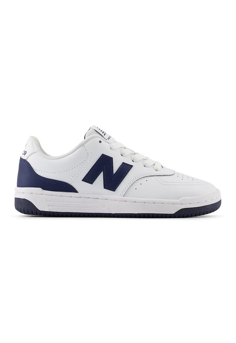 New Balance Спортни обувки 80 от еко кожа с текстил - Тъмносин/Бял