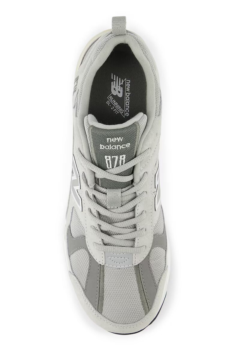 New Balance Спортни обувки 878 с велур Светло сив